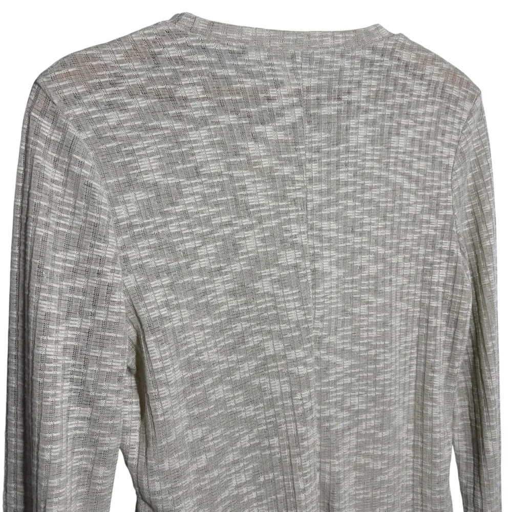 INTIMATELY FREE | NEW Sea Mist Aura Layering Top size L Ribbed Knit Semi-Sheer